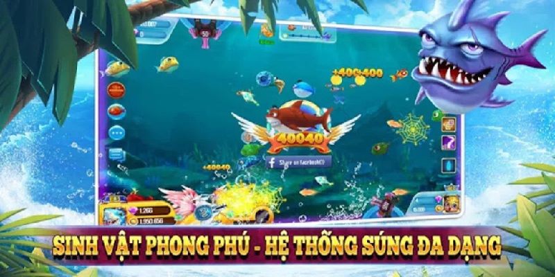 Bắn Cá 2 Hướng dẫn cách chơi Bắn Cá với kho sinh vật biển phong phú